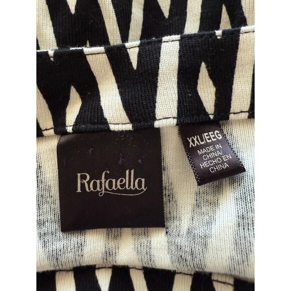 Cotton Tunic XXL Geometric Black White by Rafaella Cruisewear Vacation‎ Office - Picture 4 of 5